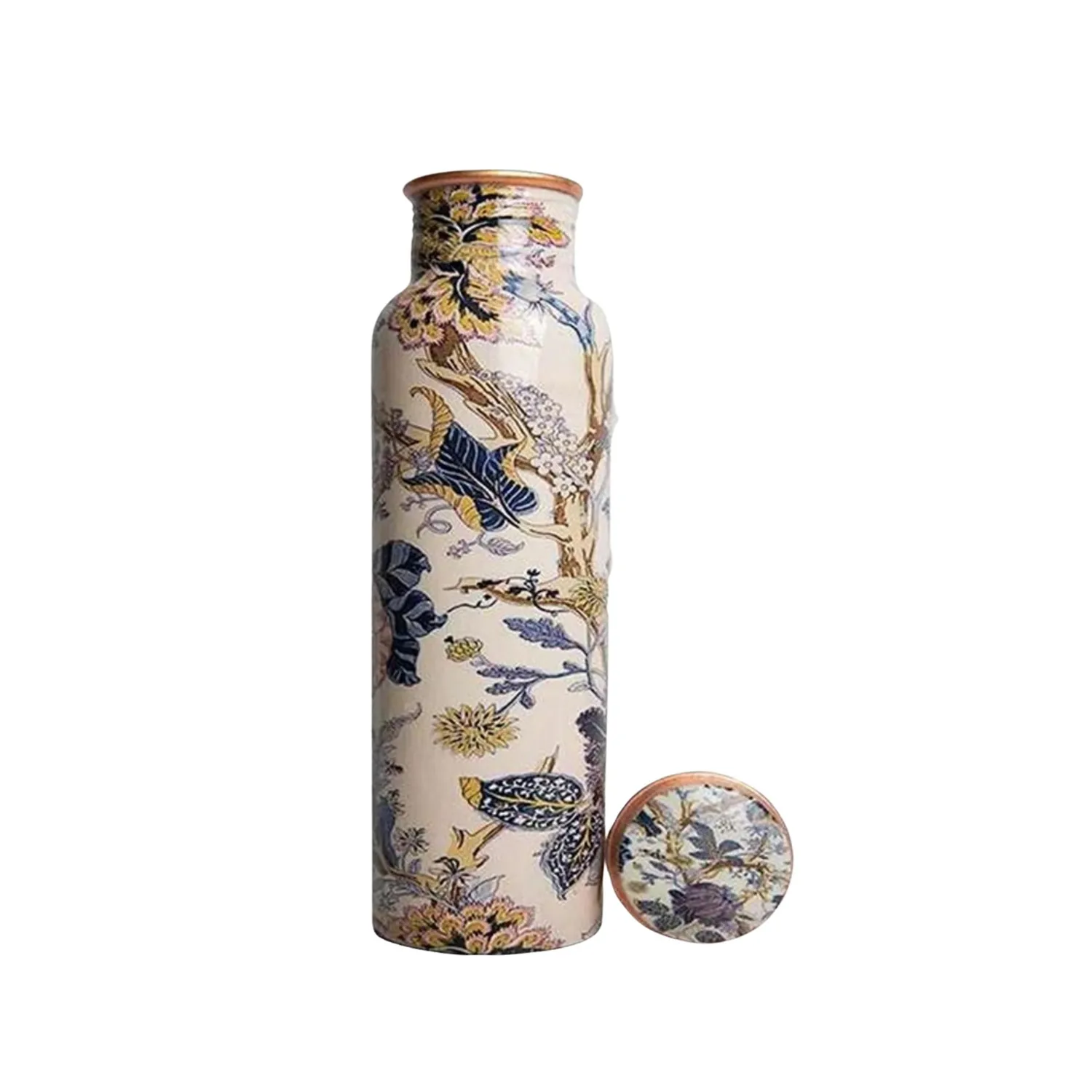 Stylish Butterfly Design Copper Water Bottle for Pure and Healthy Hydration