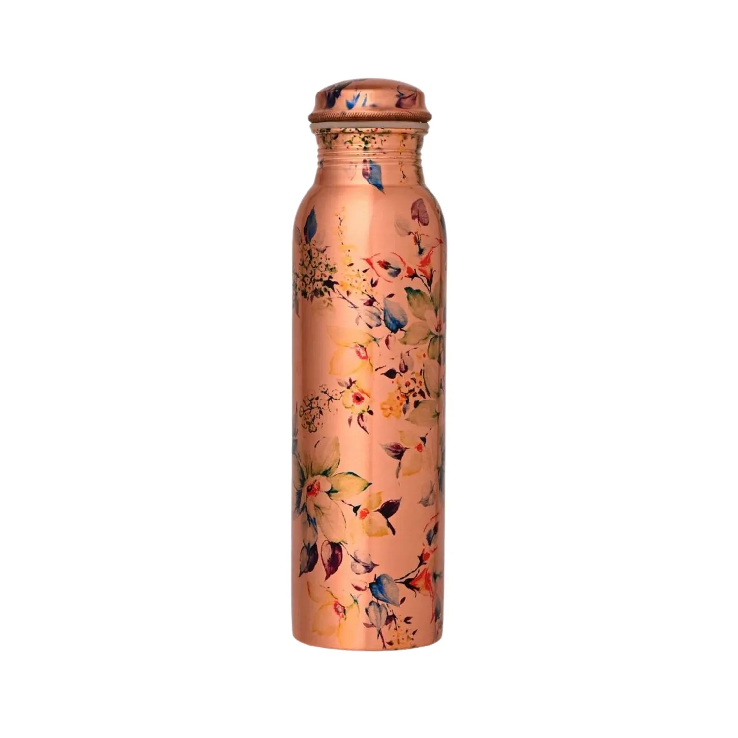Elegant China Print Copper Water Bottle for Pure and Healthy Hydration